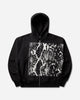 Stüssy Snakeskin Zip Hood Black Sweatshirts Zip-Ups 1975199SJ BLACK