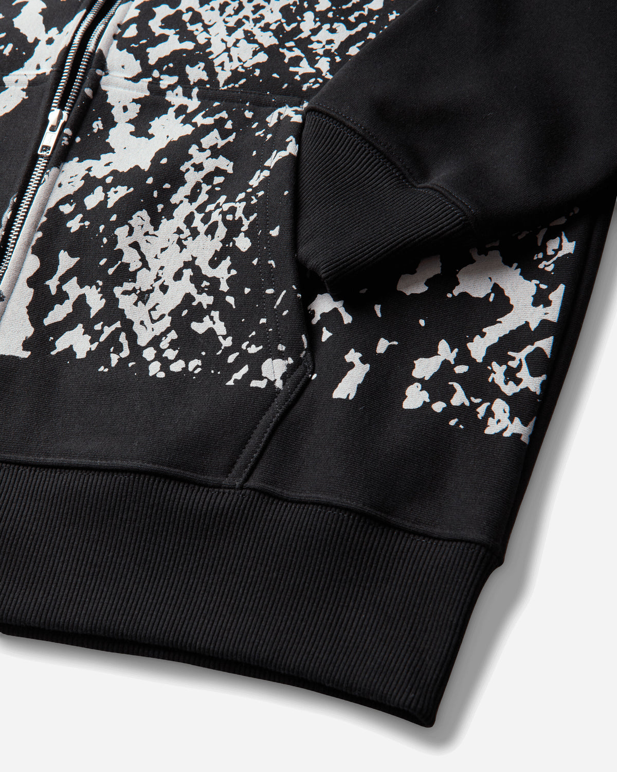 Stüssy Snakeskin Zip Hood Black Sweatshirts Zip-Ups 1975199SJ BLACK