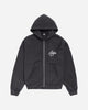 Stüssy Surf Size Gar Dyed Zip Hood Faded Black Sweatshirts Zip-Ups 1975180SJ 0090