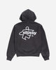 Stüssy Surf Size Gar Dyed Zip Hood Faded Black Sweatshirts Zip-Ups 1975180SJ 0090