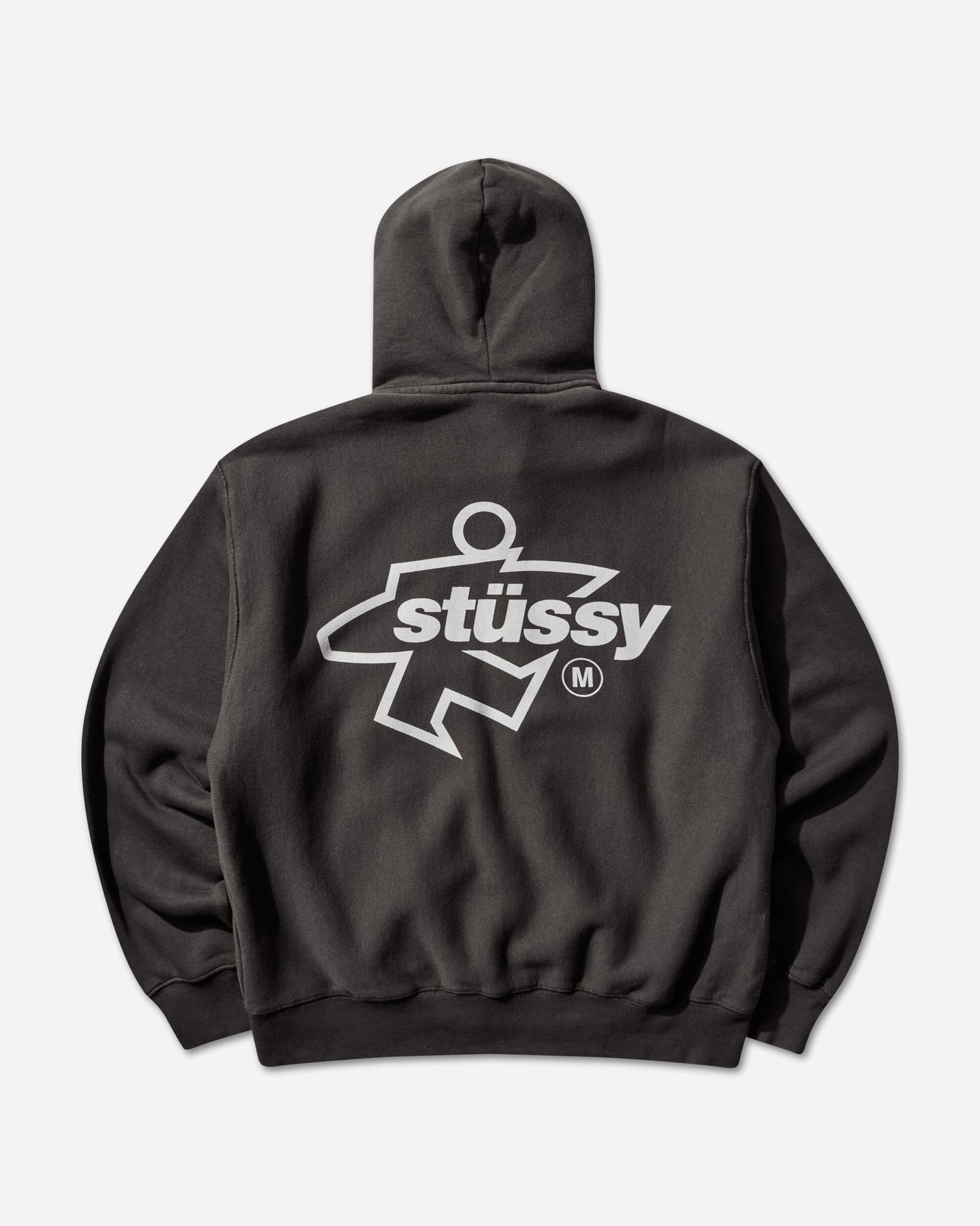 Stüssy Surf Size Gar Dyed Zip Hood Faded Black Sweatshirts Zip-Ups 1975180SJ 0090