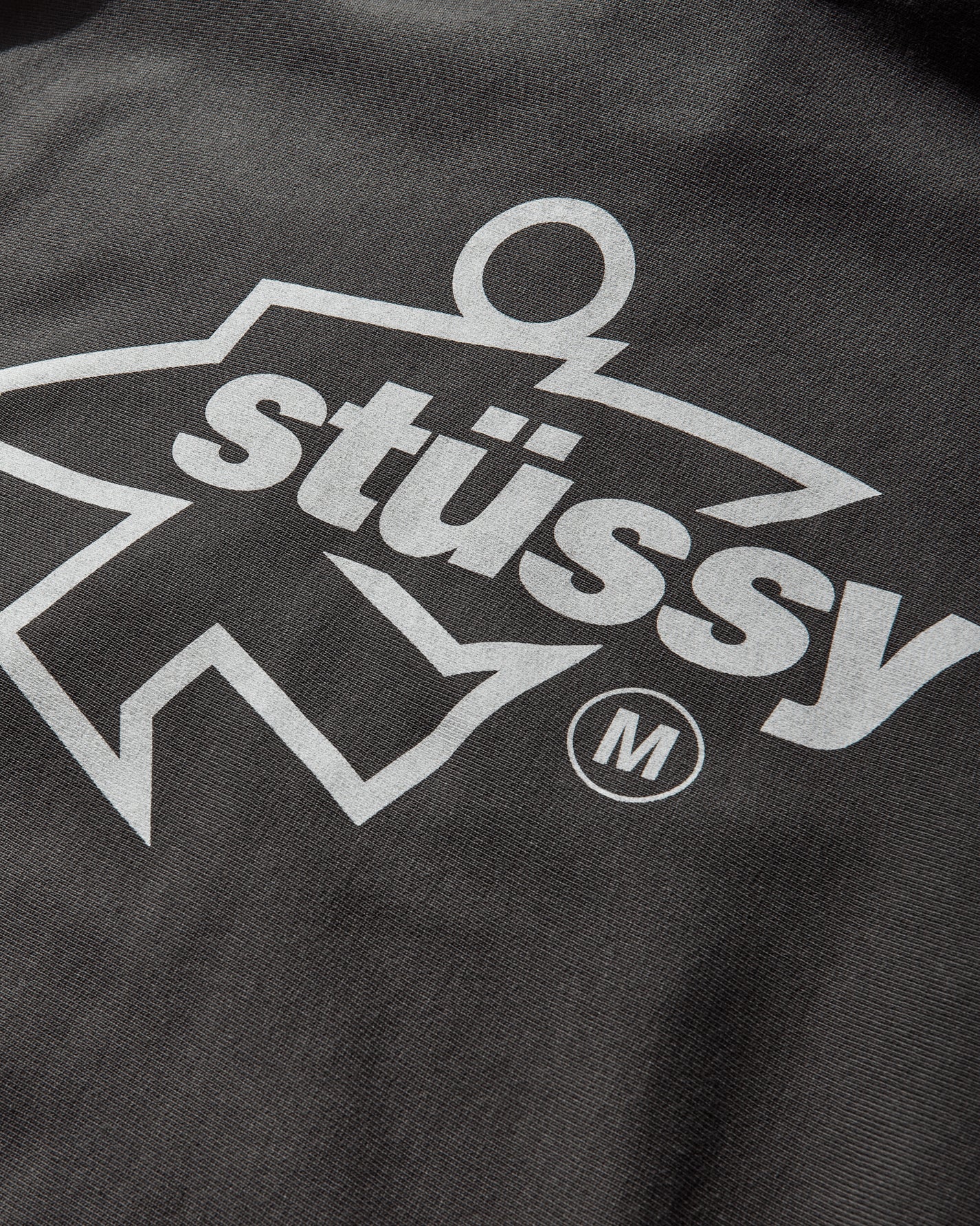 Stüssy Surf Size Gar Dyed Zip Hood Faded Black Sweatshirts Zip-Ups 1975180SJ 0090