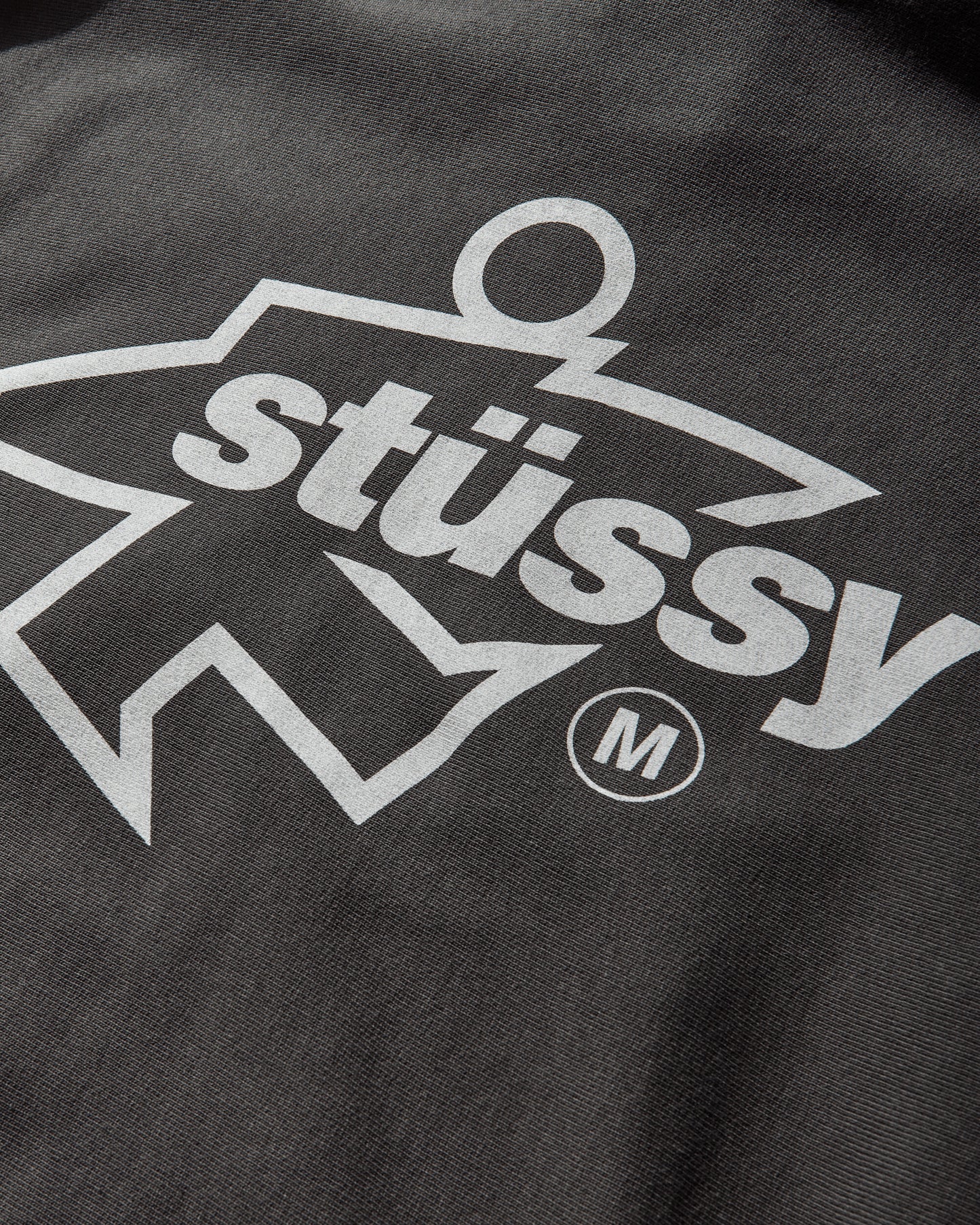 Stüssy Surf Size Gar Dyed Zip Hood Faded Black Sweatshirts Zip-Ups 1975180SJ 0090