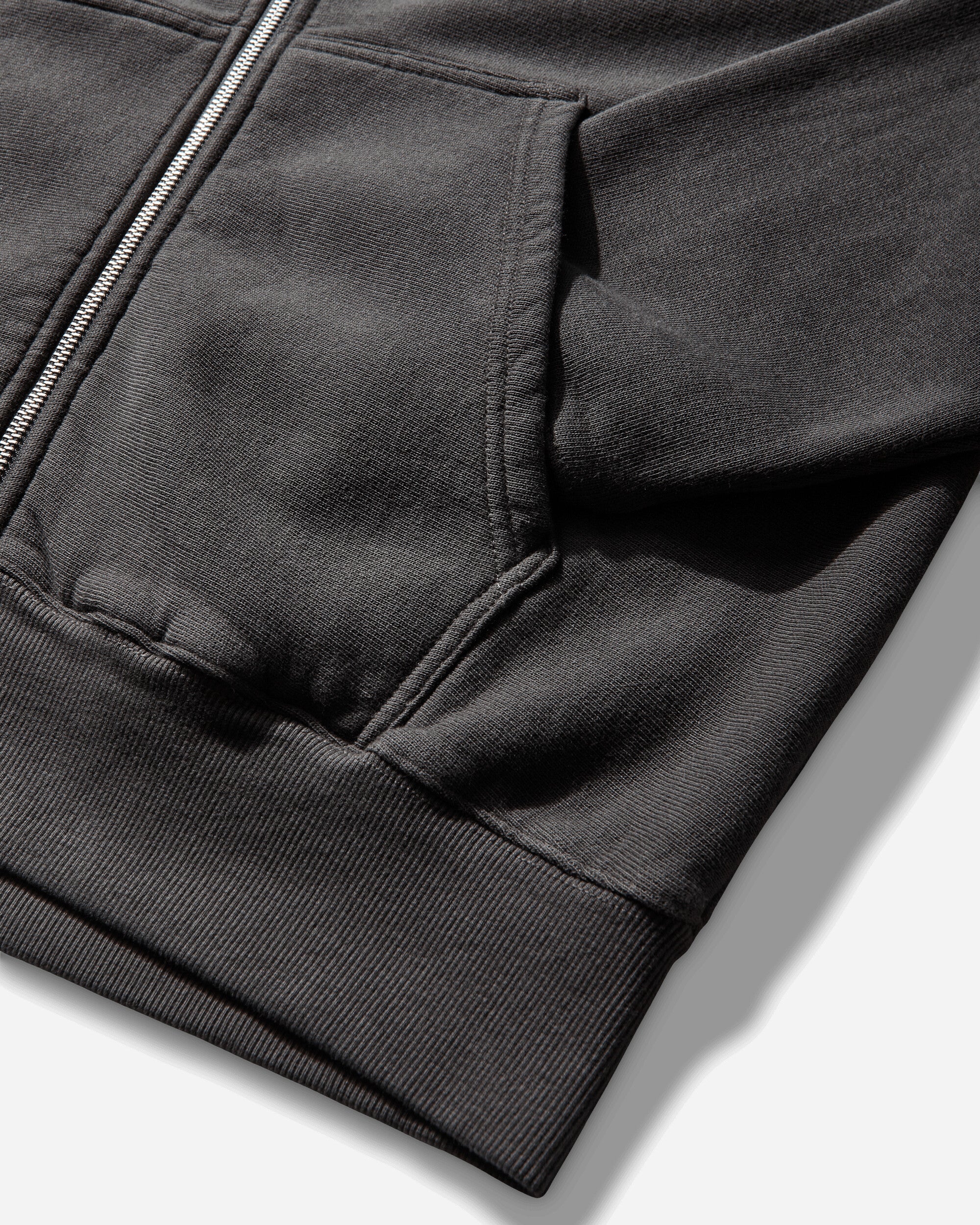 Stüssy Surf Size Gar Dyed Zip Hood Faded Black Sweatshirts Zip-Ups 1975180SJ 0090