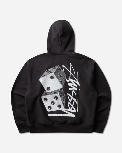 Stüssy Tall Dice Zip Hood Black Sweatshirts Zip-Ups 1975187SJ 0001
