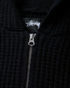 Stüssy Waffle Cashmere Zip Hood Black Sweatshirts Zip-Ups 117274SJ 0001