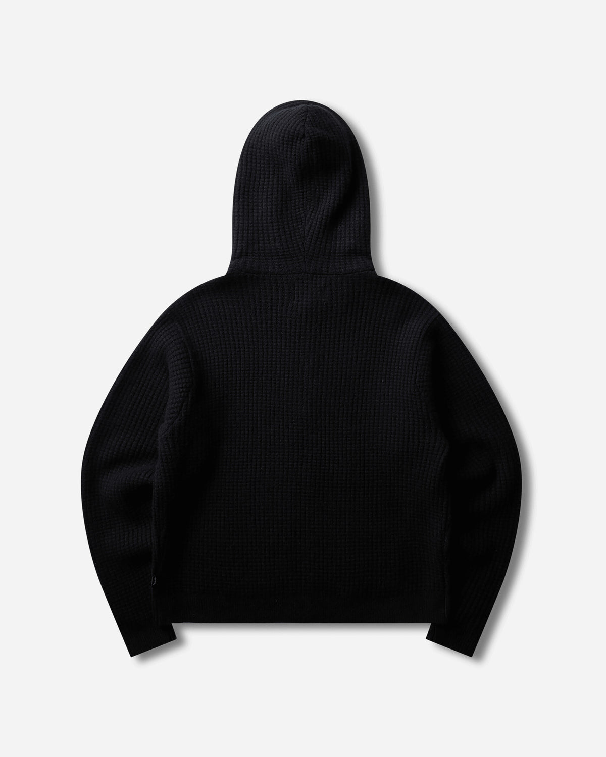 Stüssy Waffle Cashmere Zip Hood Black Sweatshirts Zip-Ups 117274SJ 0001