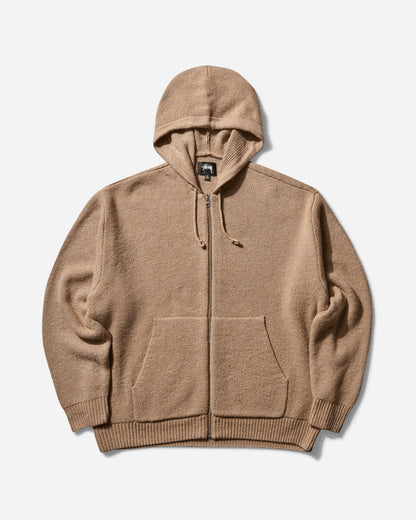 Stüssy Zip Up Hooded Sweater Camel Sweatshirts Zip-Ups 117261 1030