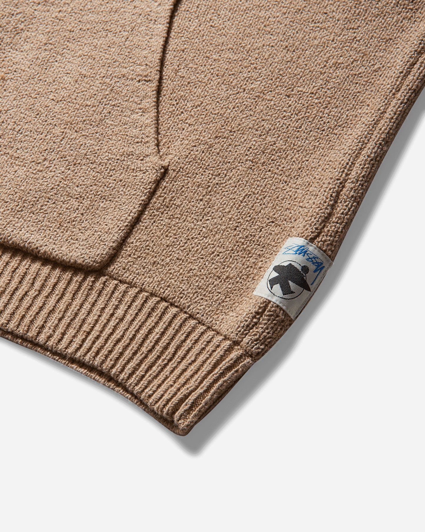 Stüssy Zip Up Hooded Sweater Camel Sweatshirts Zip-Ups 117261 1030