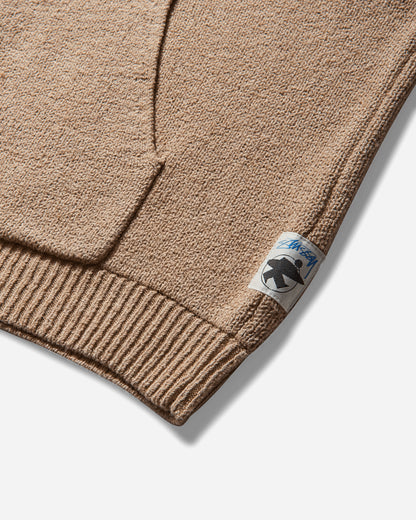 Stüssy Zip Up Hooded Sweater Camel Sweatshirts Zip-Ups 117261 1030