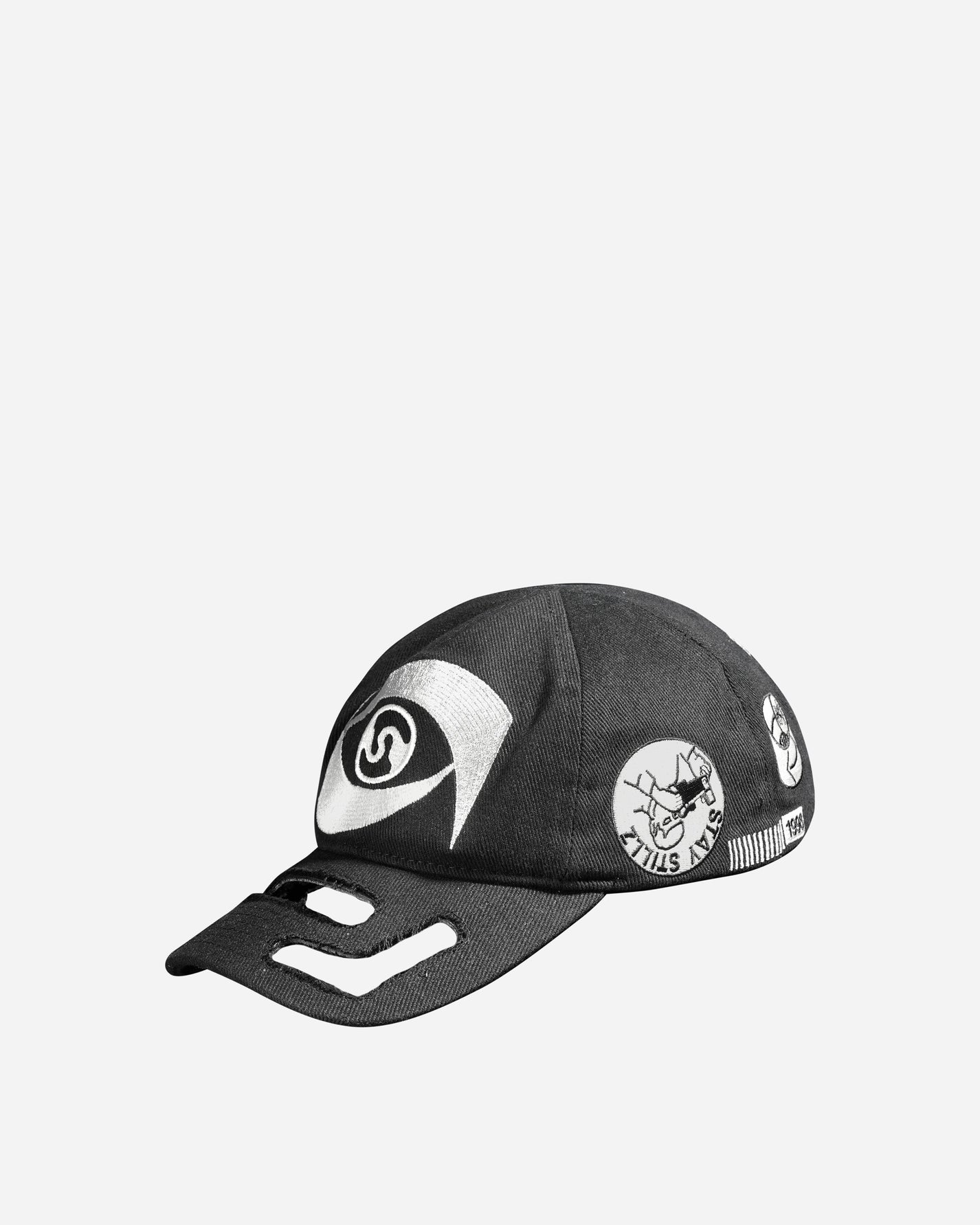 Stillz Stillz Cut-Out Embroidered Cap Black Hats Caps STZCUTCAPBLK BLK
