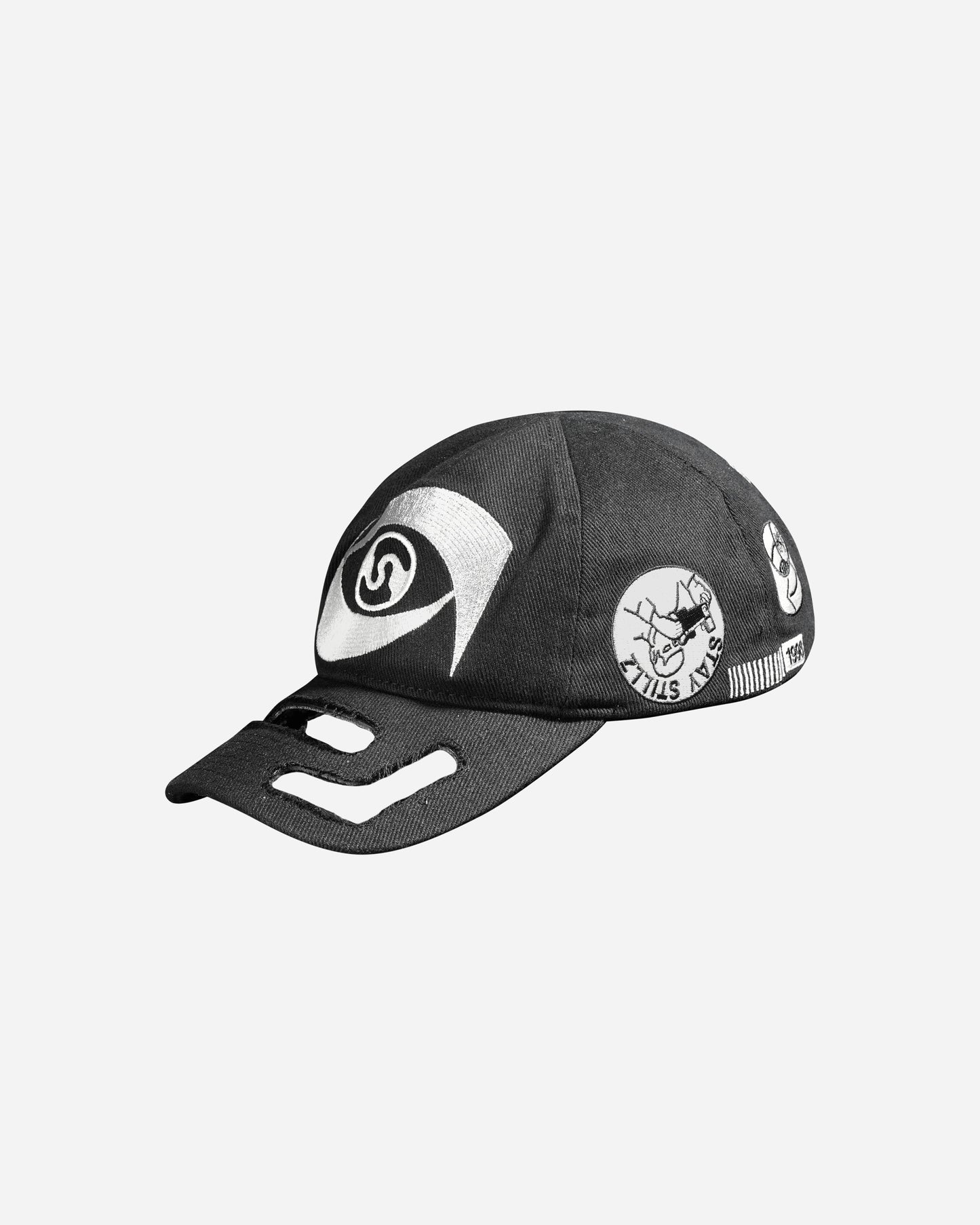 Stillz Stillz Cut-Out Embroidered Cap Black Hats Caps STZCUTCAPBLK BLK