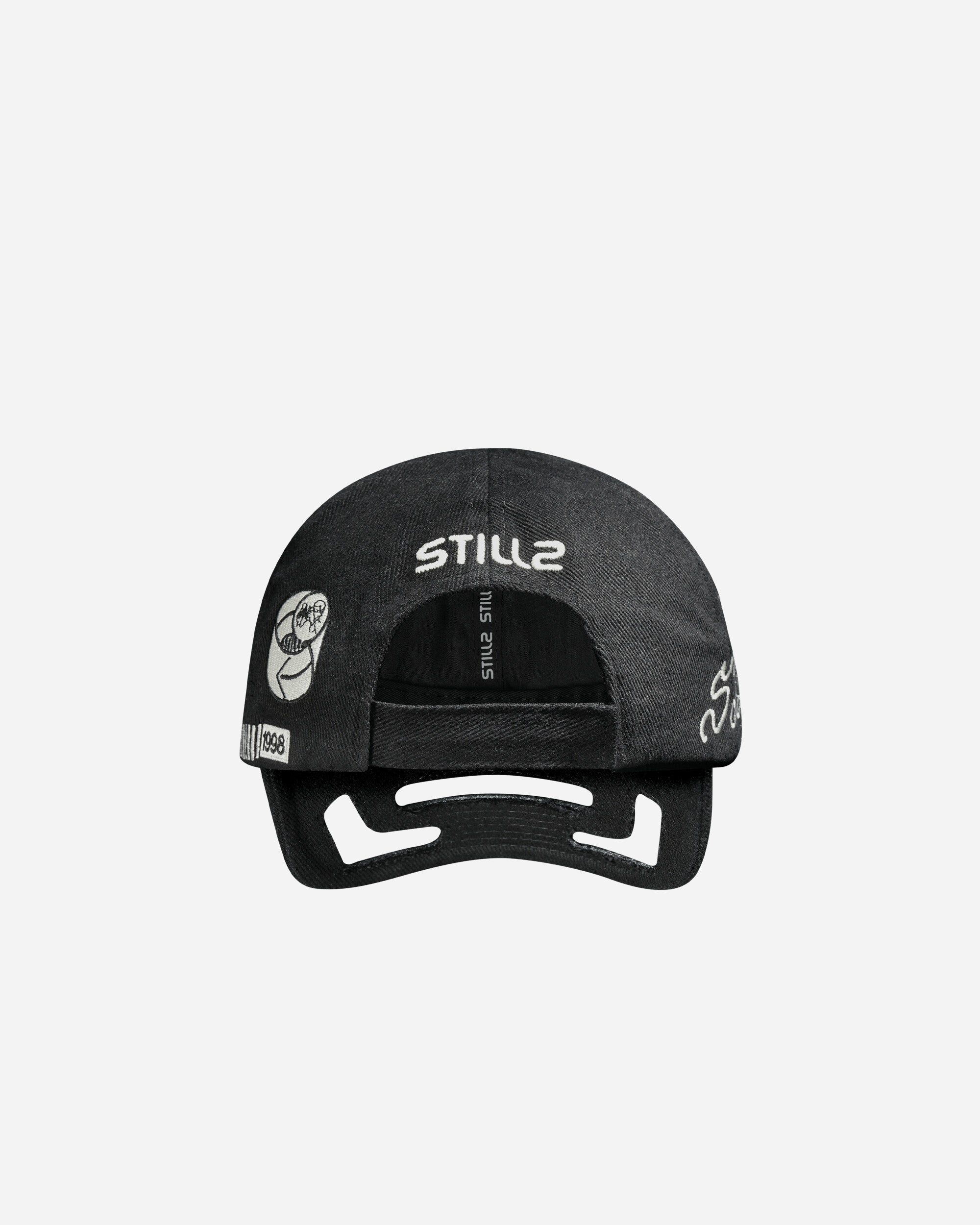 Stillz Stillz Cut-Out Embroidered Cap Black Hats Caps STZCUTCAPBLK BLK
