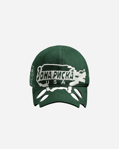 Stillz Stillz Danger Zone Embroidered Cap Green Hats Caps STZDNGRCAPGRN GREEN