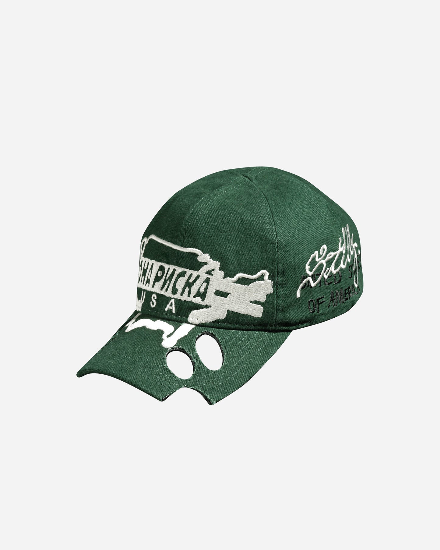 Stillz Stillz Danger Zone Embroidered Cap Green Hats Caps STZDNGRCAPGRN GREEN