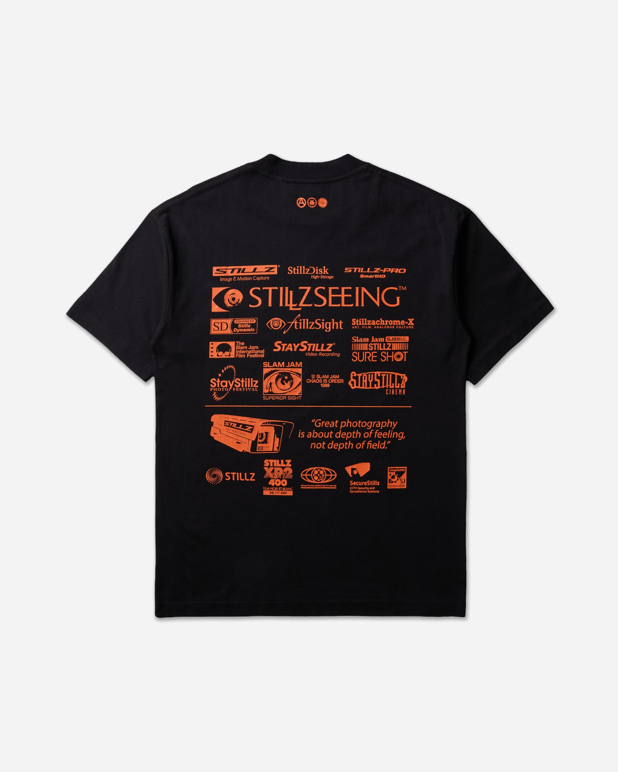 Stillz Stillz X Slam Jam T-Shirt Black T-Shirts Shortsleeve S26STILLZTEE BLK