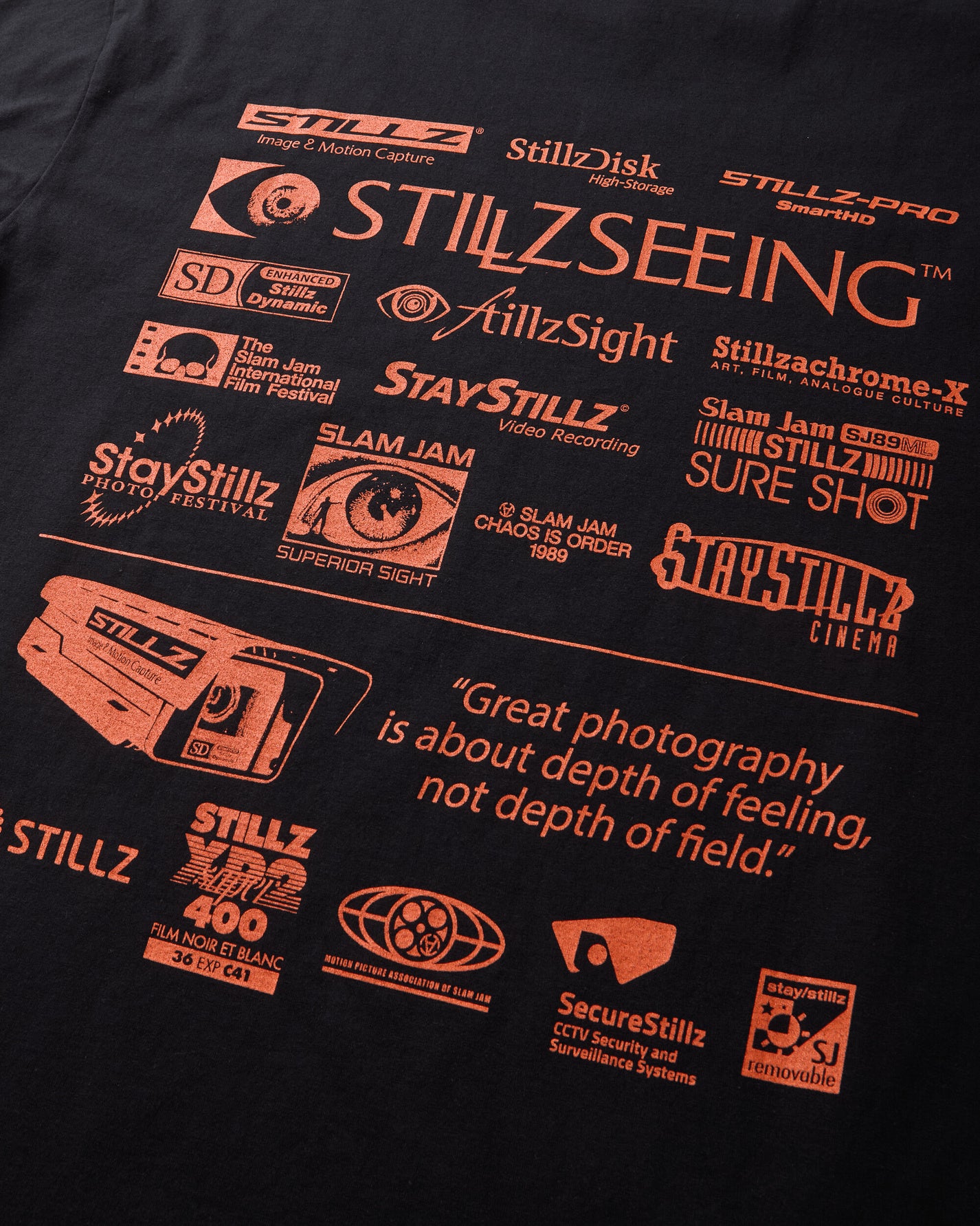 Stillz Stillz X Slam Jam T-Shirt Black T-Shirts Shortsleeve S26STILLZTEE BLK