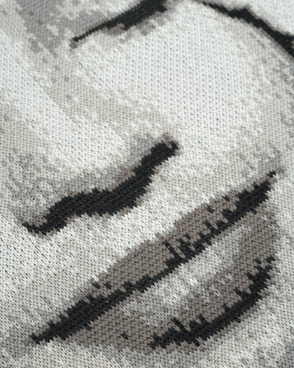 Stillz Ordinary Jacquard Knit Sweater Black Knitwears Sweaters ORDNRJCQRDKNTBLK BLK