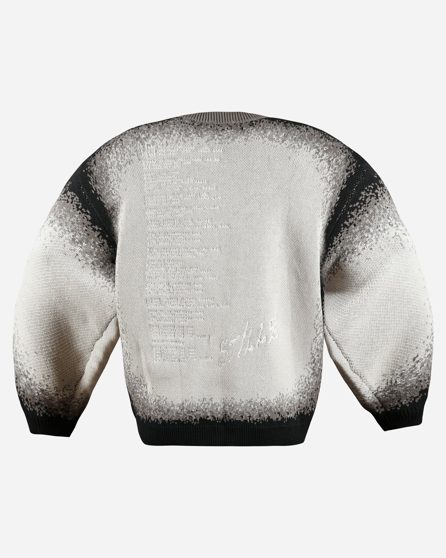 Stillz Ordinary Jacquard Knit Sweater Black Knitwears Sweaters ORDNRJCQRDKNTBLK BLK