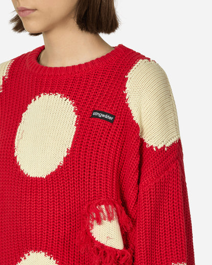 Stingwater Mashroom Knit Sweater Red Knitwears Sweaters MASHROOMKNIT RED