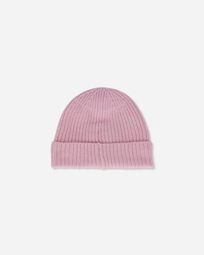 Stone Island Light Wool Ribbed Beanie Pink Hats Beanies K2S15-N100012-S00B4 V0080