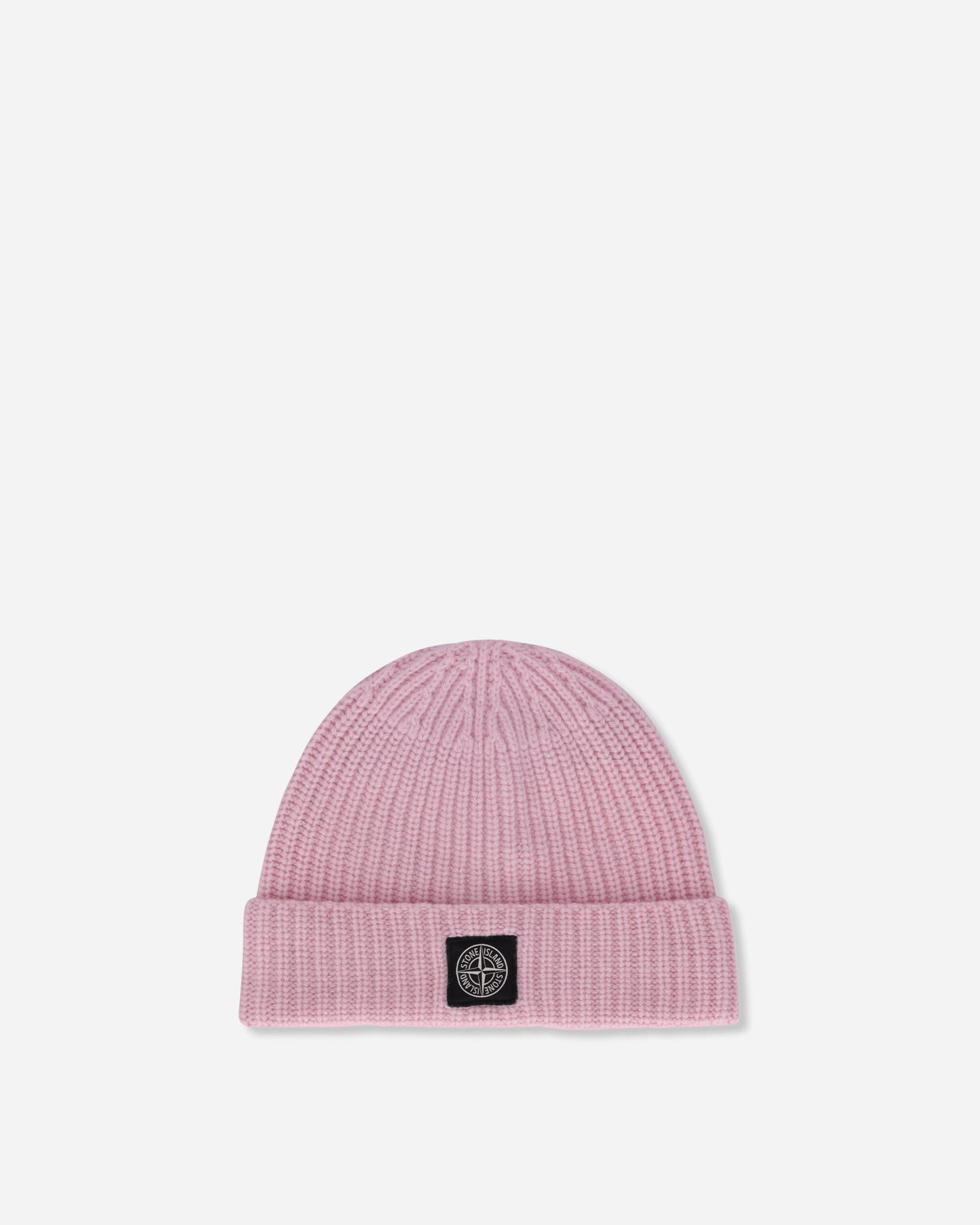 Stone Island Light Wool Ribbed Beanie Pink Hats Beanies K2S15-N100012-S00B4 V0080