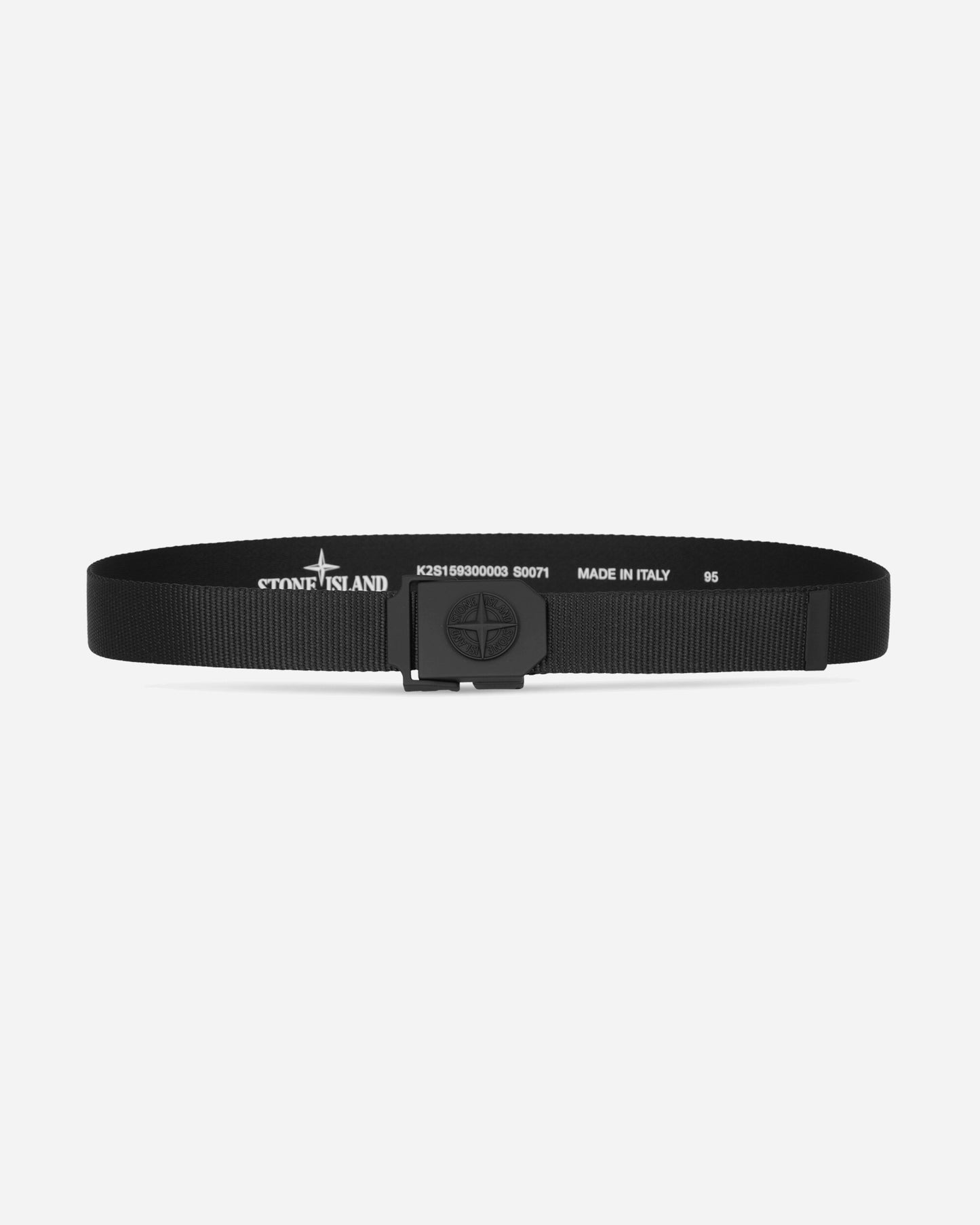 Stone Island Logo Belt Black Belts Belt K2S15-9300003-S0071 V0029