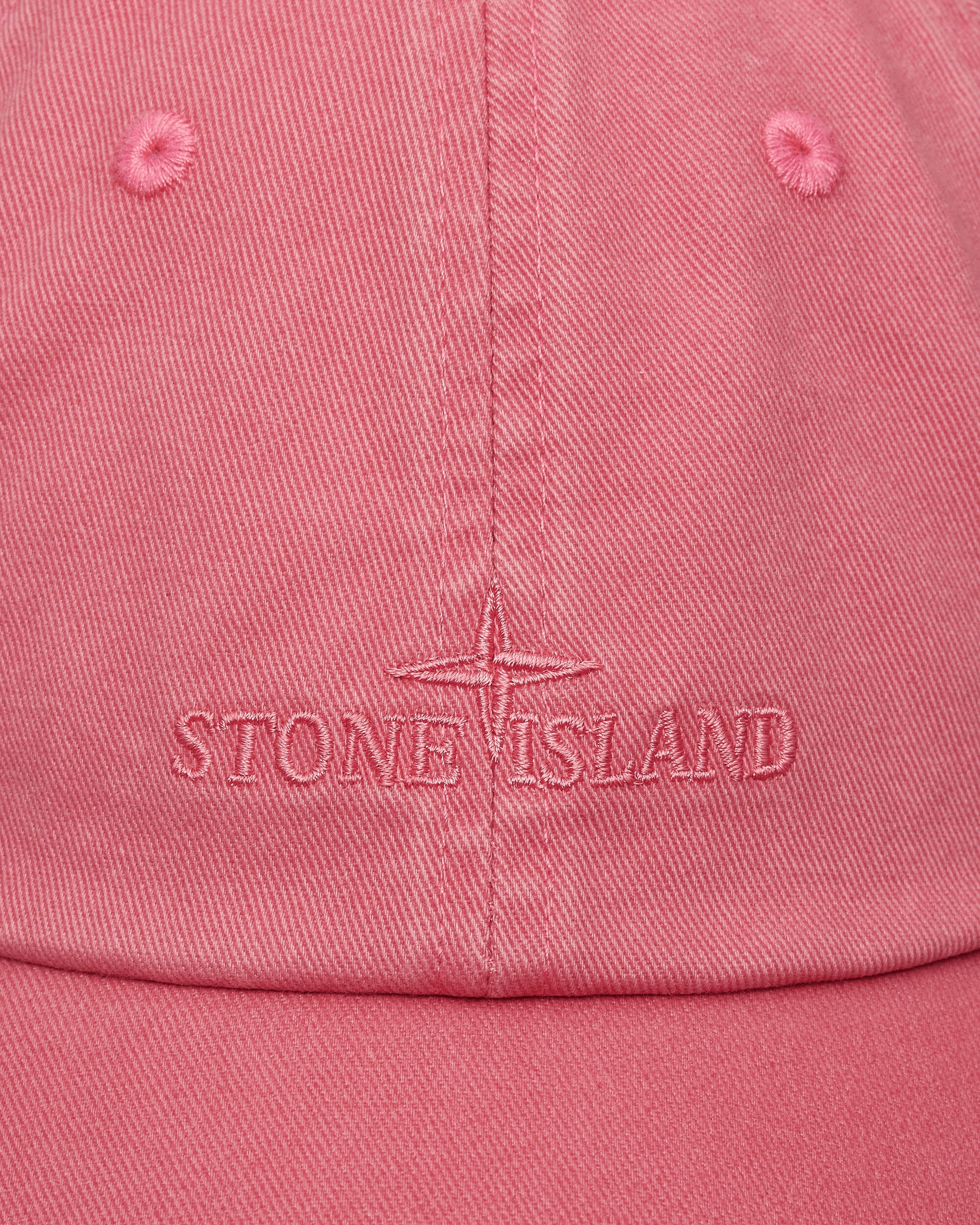 Stone Island Baseball Cap Geranium Hats Caps L2S159100007S0106 V0089