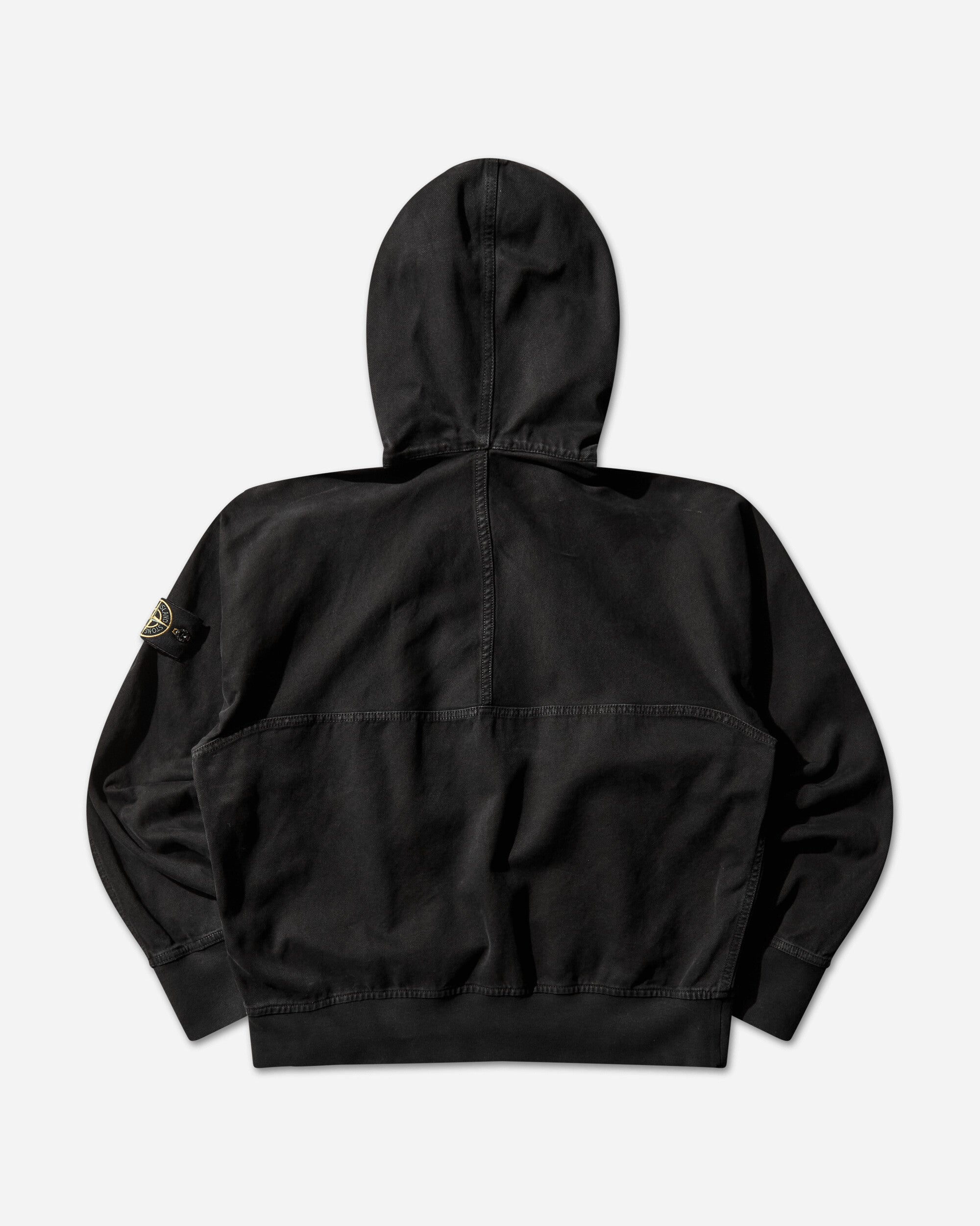 Stone Island Hoodie Sweater Black Coats and Jackets Bomber Jackets L1S156100068S0184 V0129