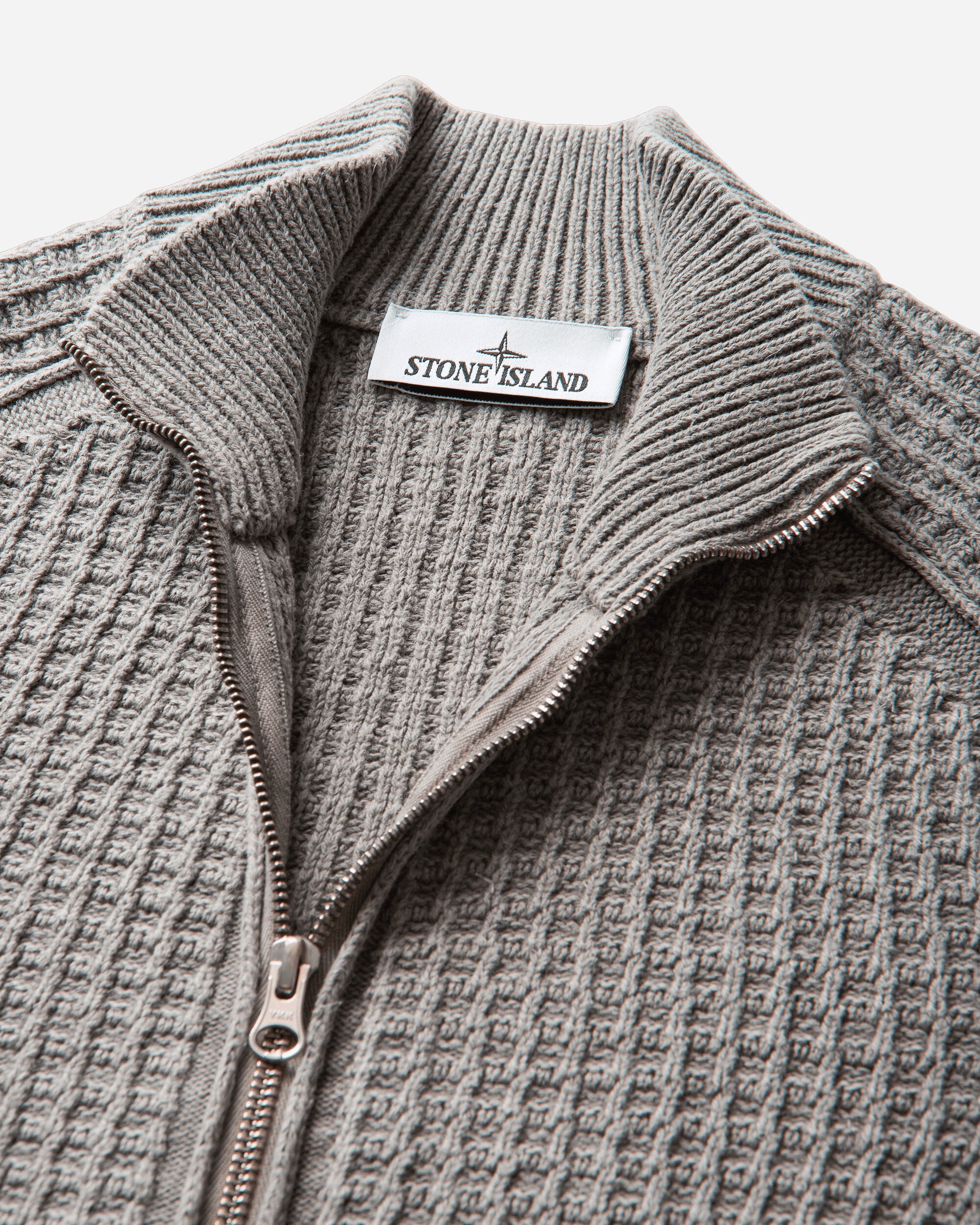 Stone Island Cardigan Gray Knitwears Cardigans L2S155100034S00TC V0060