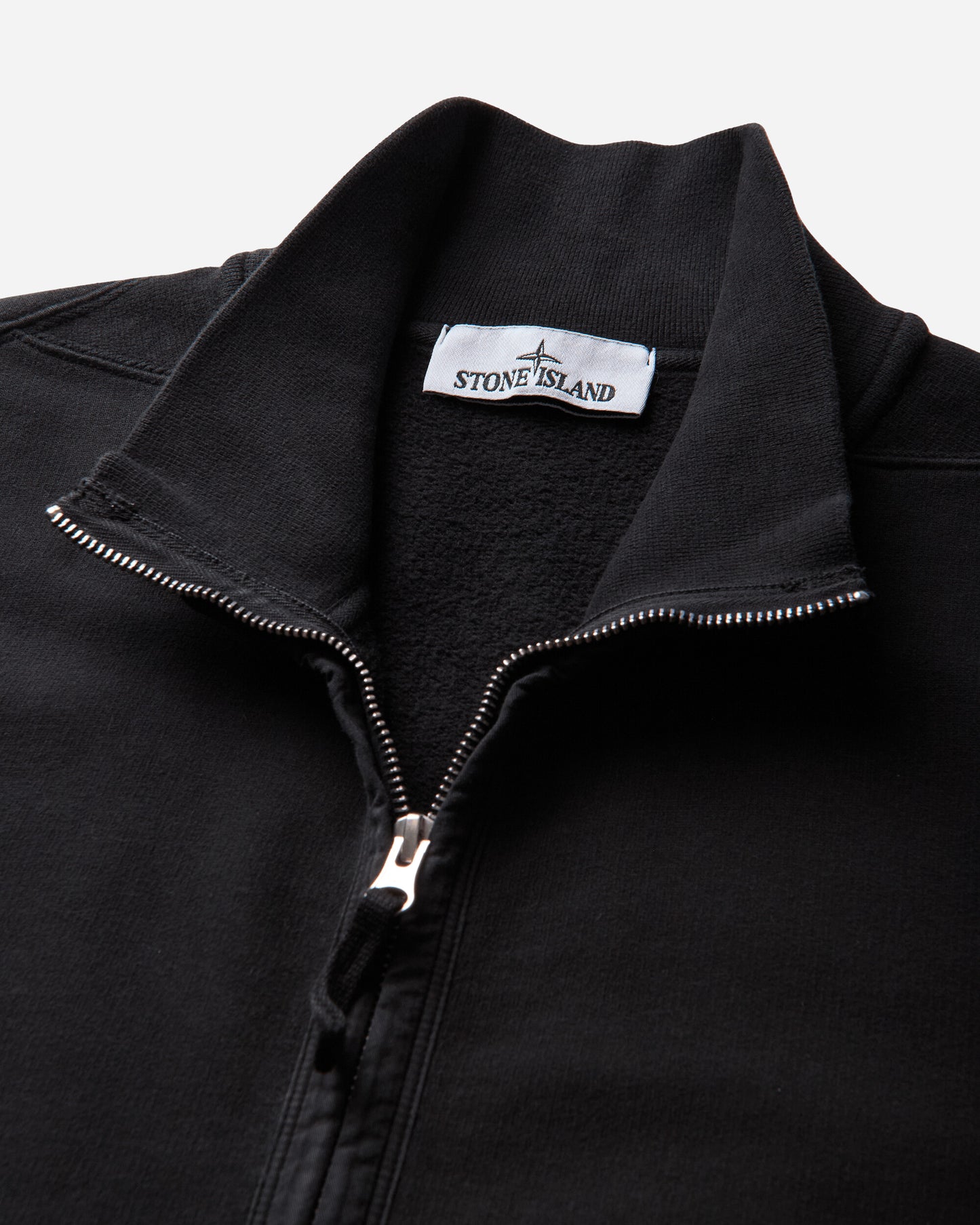 Stone Island Zip Up Cardigan Black Knitwears Cardigans L2S156100066S0A20 V0029
