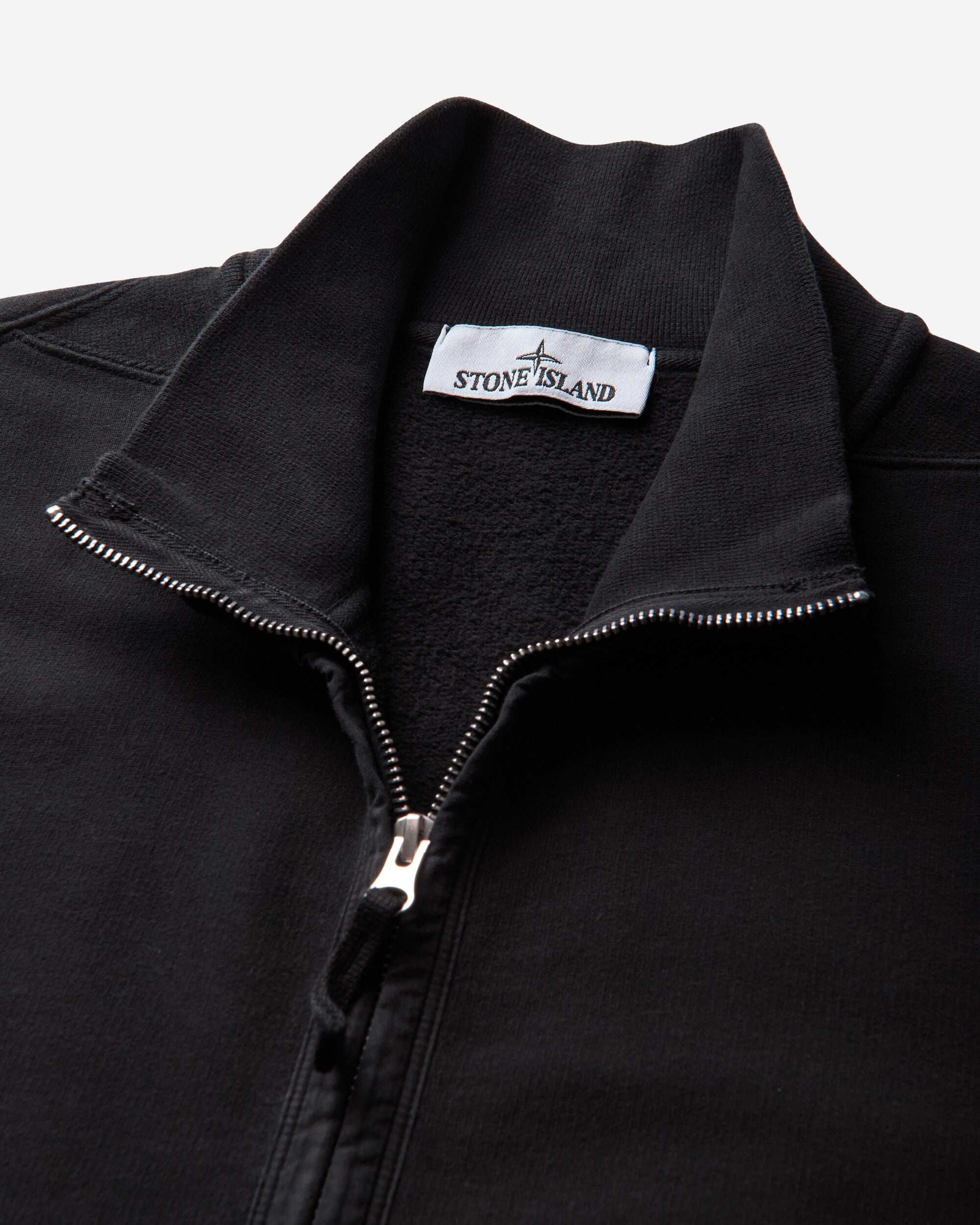 Stone Island Zip Up Cardigan Black Knitwears Cardigans L2S156100066S0A20 V0029