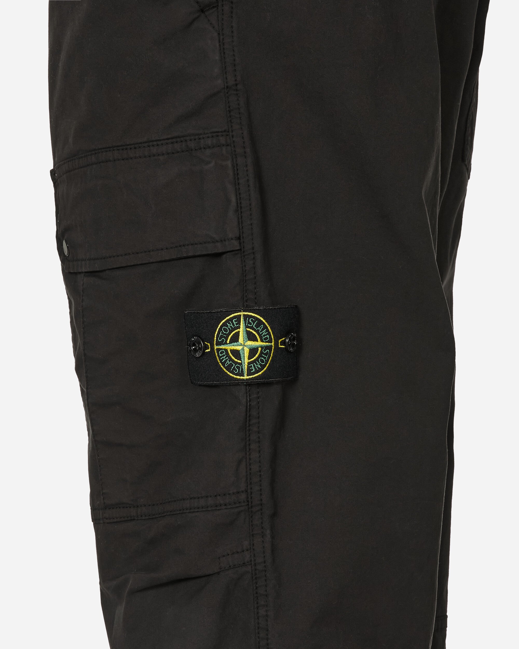 Stone Island Cuffed Loose Cargo Pants Black Pants Cargo 811532910 V0029