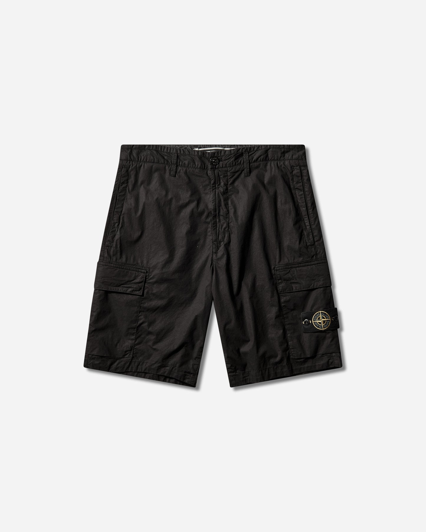 Stone Island Indigo Denim Ultra Bleached Straight Jeans Black Shorts Cargo Short L1S15L100020S0003 V0029