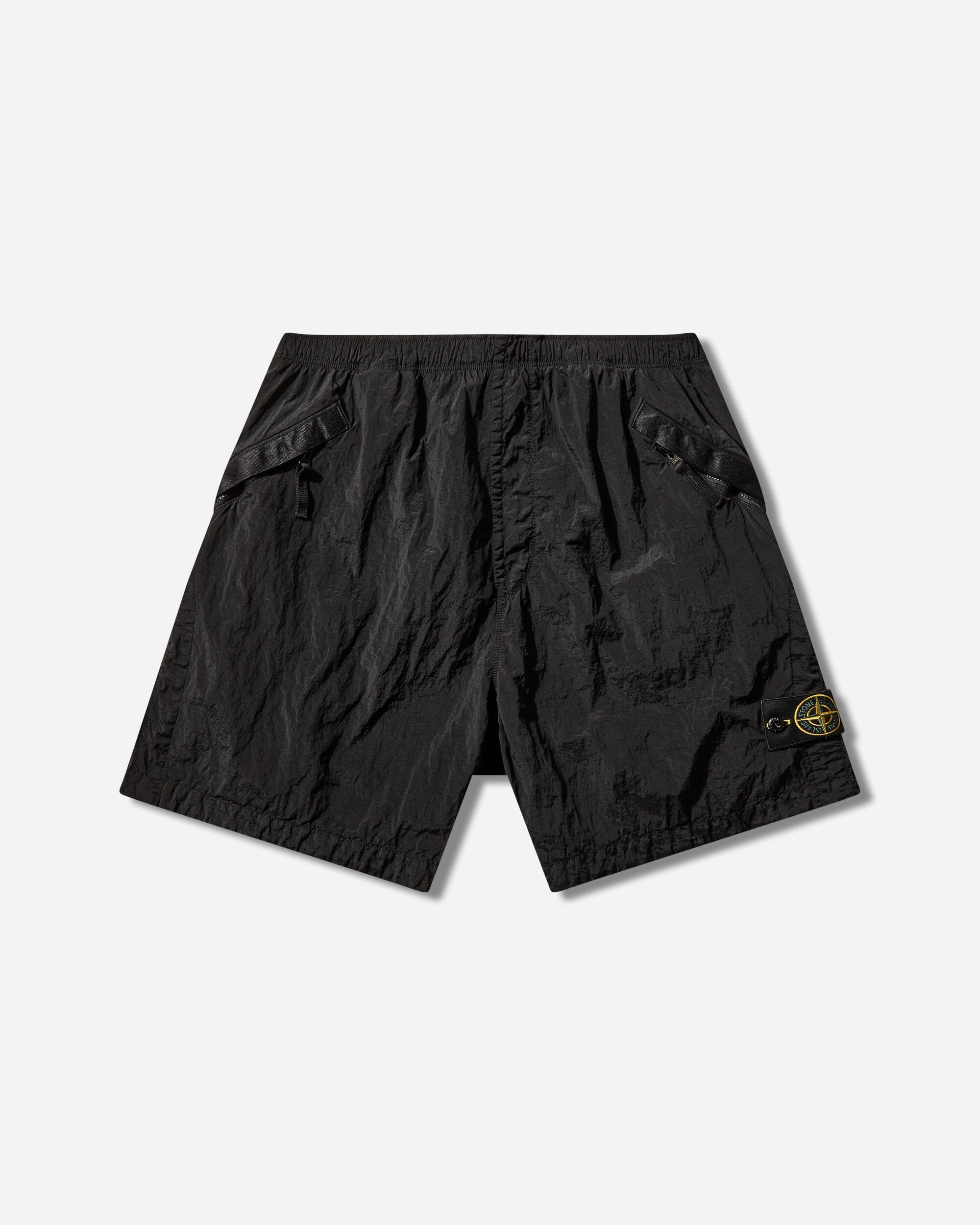 Stone Island Nylon Metal Chino Shorts Black Shorts Cargo Short L1S15L100008S0019 V0029