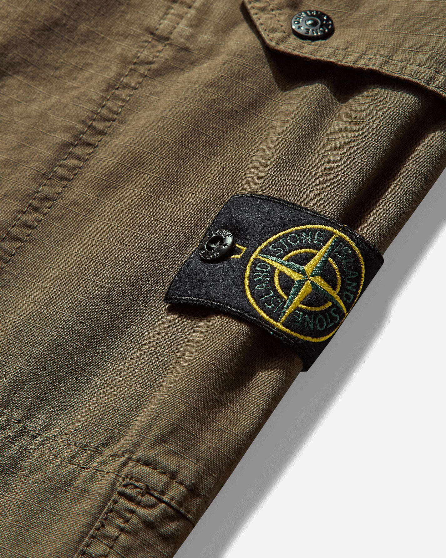 Stone Island Organic Cotton Ripstop Cargo Pants Green Pants Casual K2S15-3100011-S0211 V0054