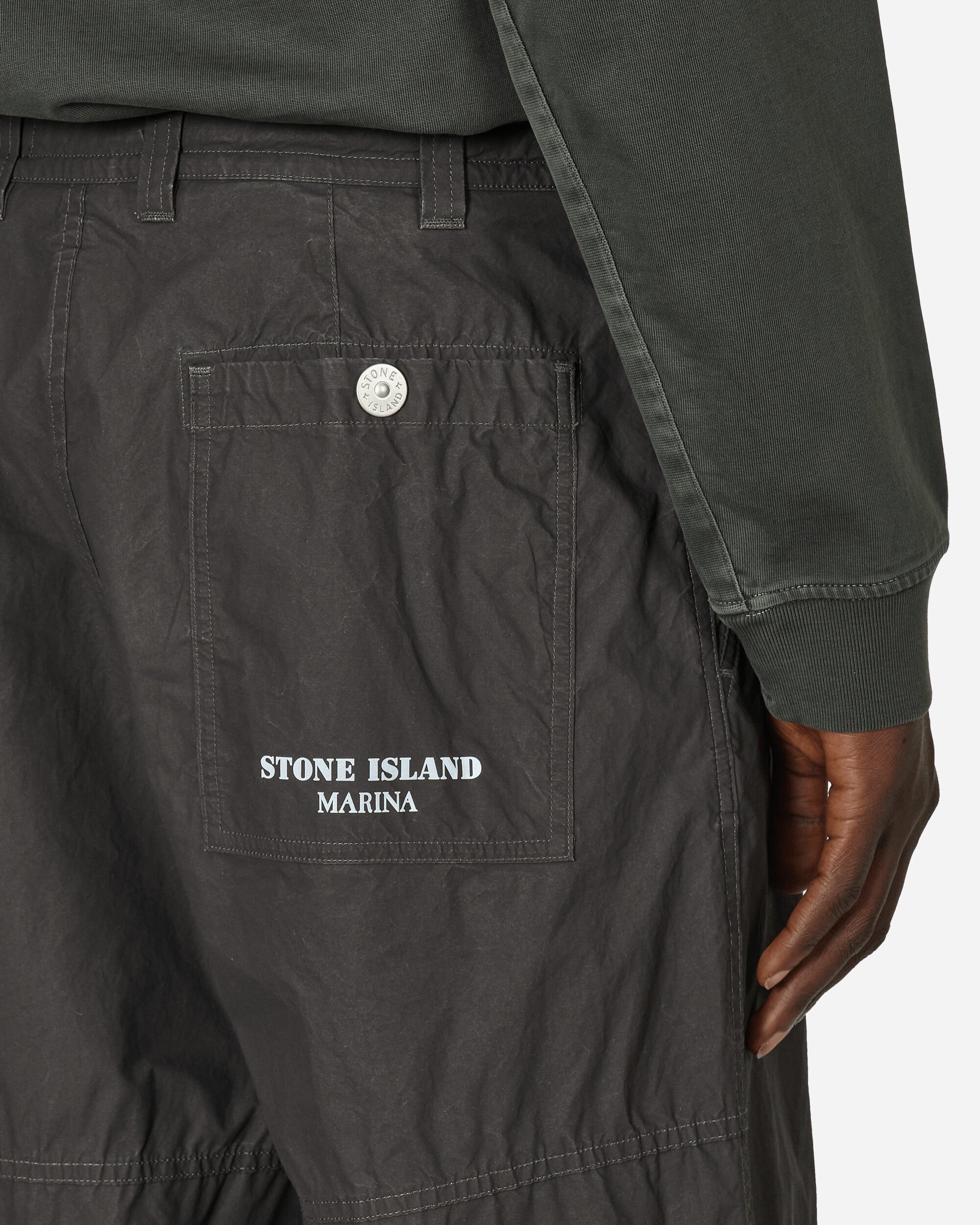 Stone Island Pantalone Loose Charcoal Pants Casual 8015314X3 V0065