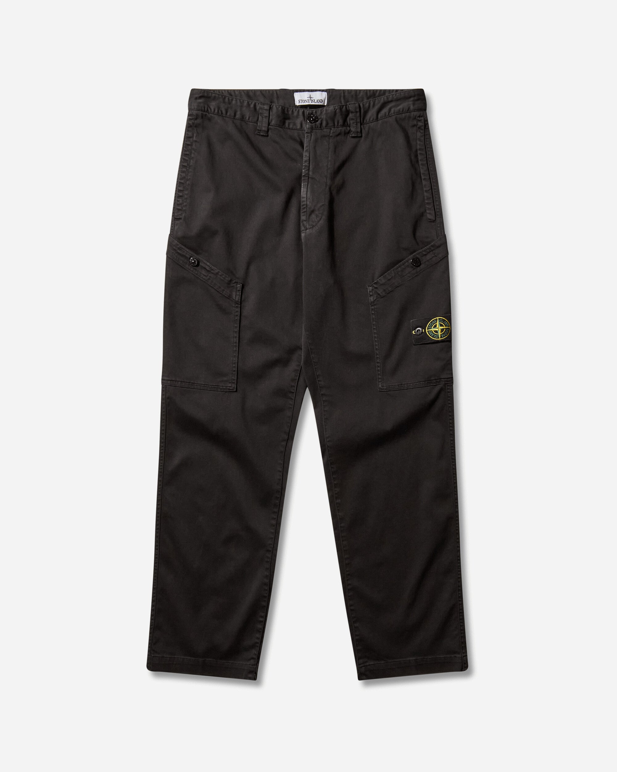 Stone Island Reso Coton Cargo Pants Black Pants Casual K2S15-3100030-S0012 V0029