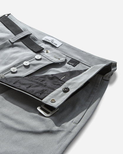 Stone Island Stretch Gabardine Yarn Dyed Marina Sky Blue Pants Casual K2S15-3100015-S0X19 V0040