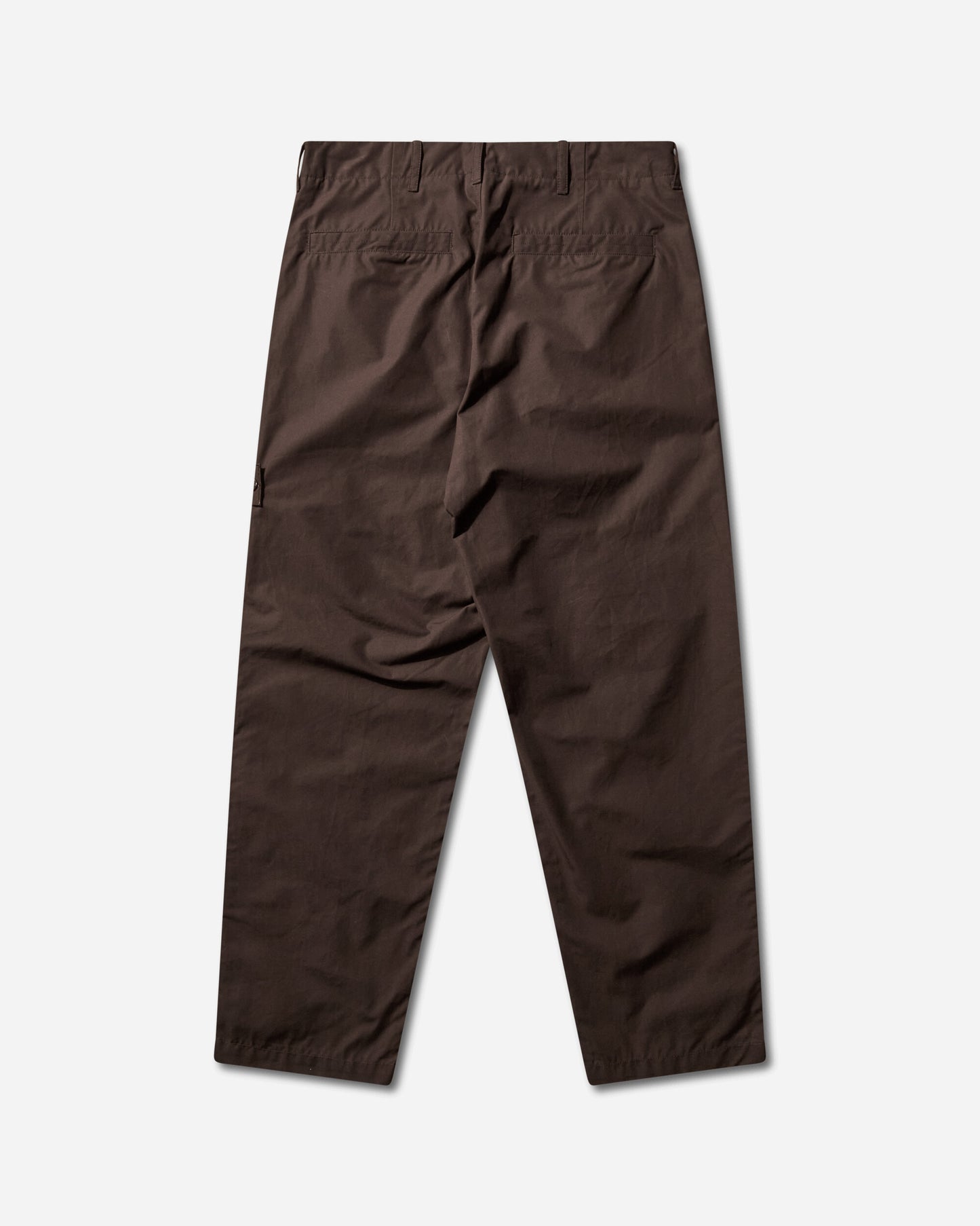 Stone Island Weatherproof Cotton Canvas Chino Trousers Dark Brown Pants Casual K2S15-3100042-S00F1 V0070