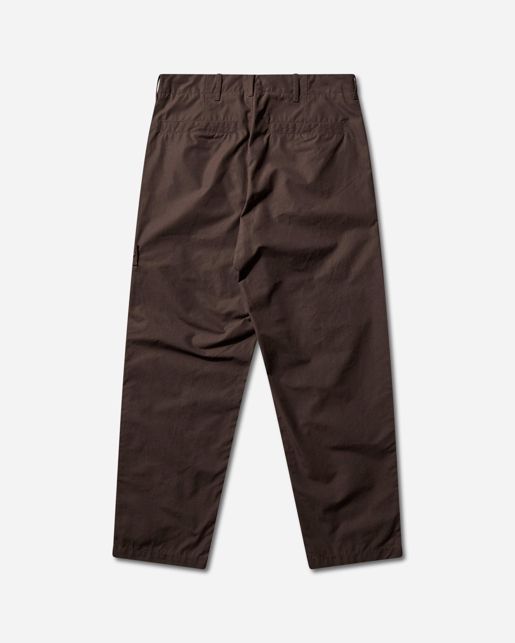 Stone Island Weatherproof Cotton Canvas Chino Trousers Dark Brown Pants Casual K2S15-3100042-S00F1 V0070