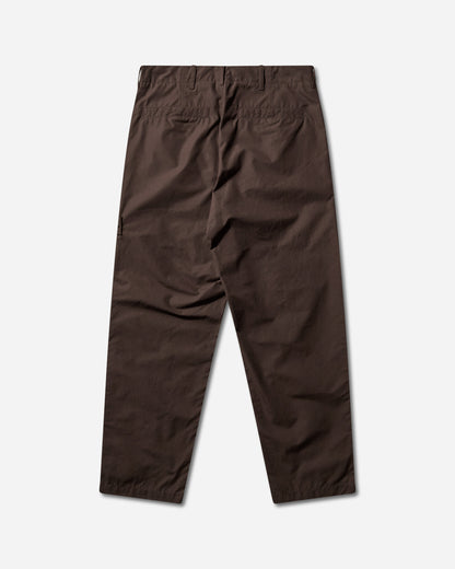 Stone Island Weatherproof Cotton Canvas Chino Trousers Dark Brown Pants Casual K2S15-3100042-S00F1 V0070