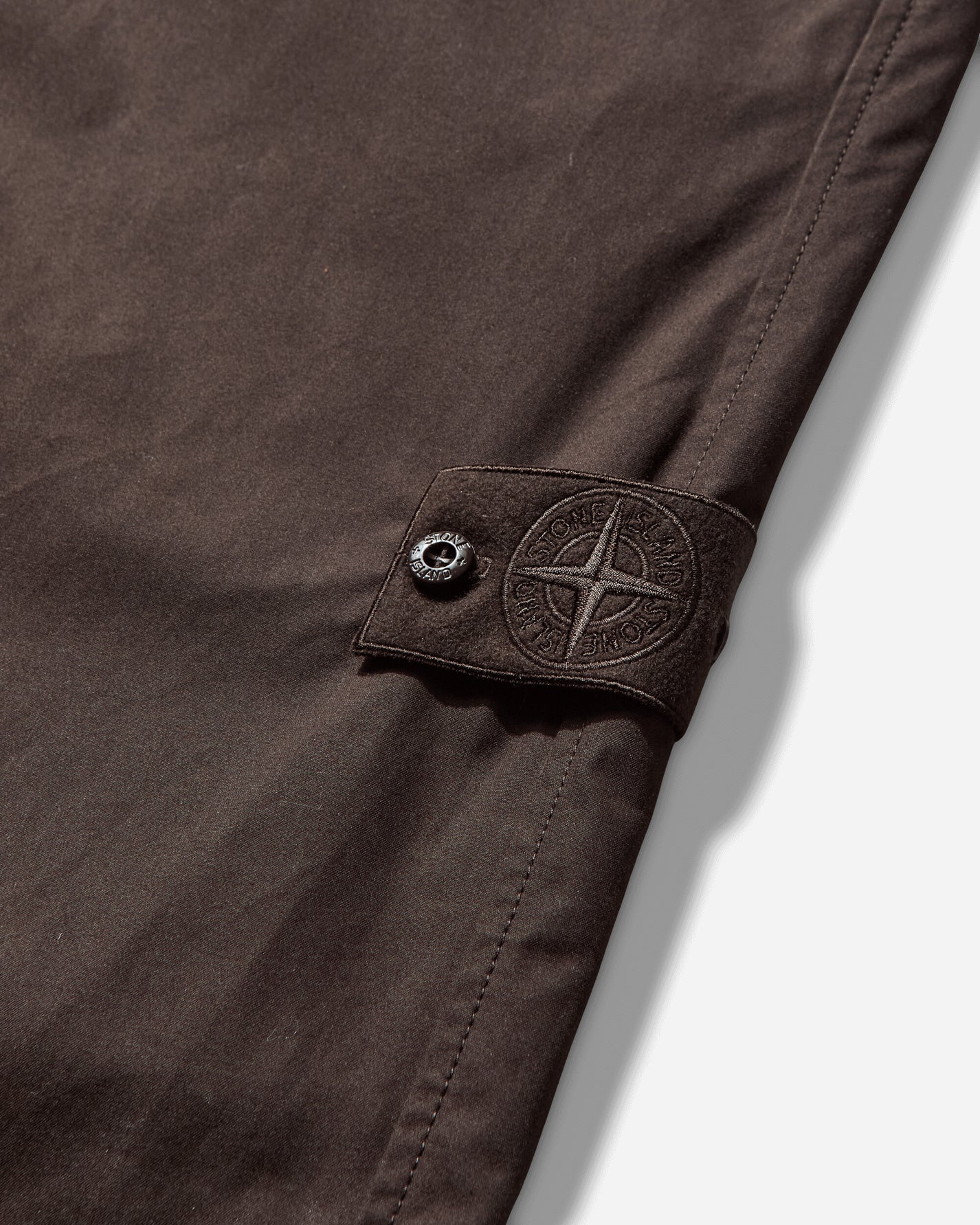Stone Island Weatherproof Cotton Canvas Chino Trousers Dark Brown Pants Casual K2S15-3100042-S00F1 V0070