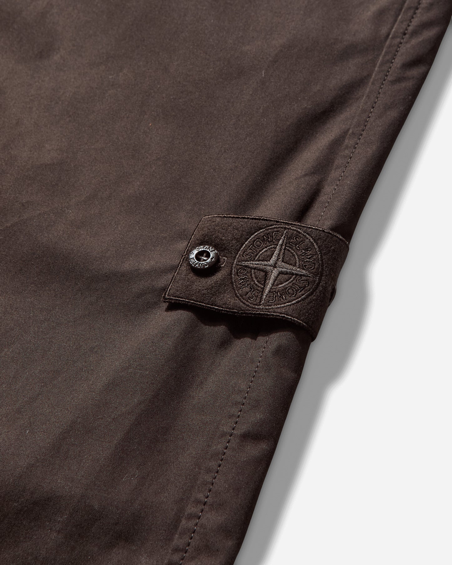 Stone Island Weatherproof Cotton Canvas Chino Trousers Dark Brown Pants Casual K2S15-3100042-S00F1 V0070