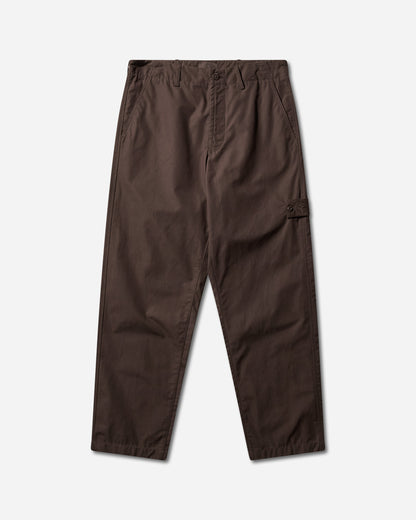 Stone Island Weatherproof Cotton Canvas Chino Trousers Dark Brown Pants Casual K2S15-3100042-S00F1 V0070