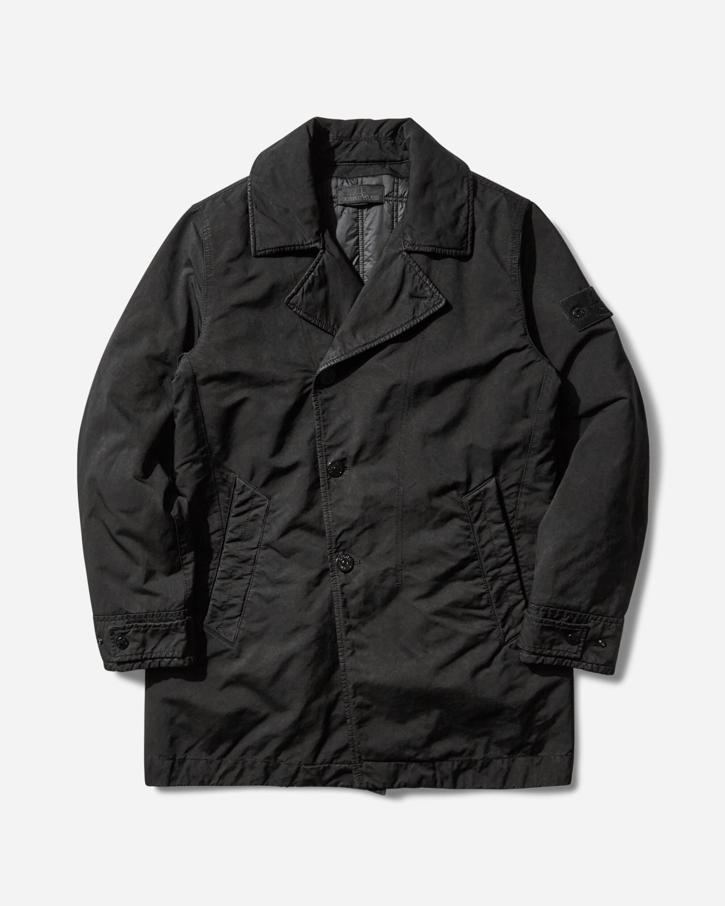 Stone Island David-Tc Coat Ghost Black Coats and Jackets Coats K2S15-4100106-S0F27 V0029