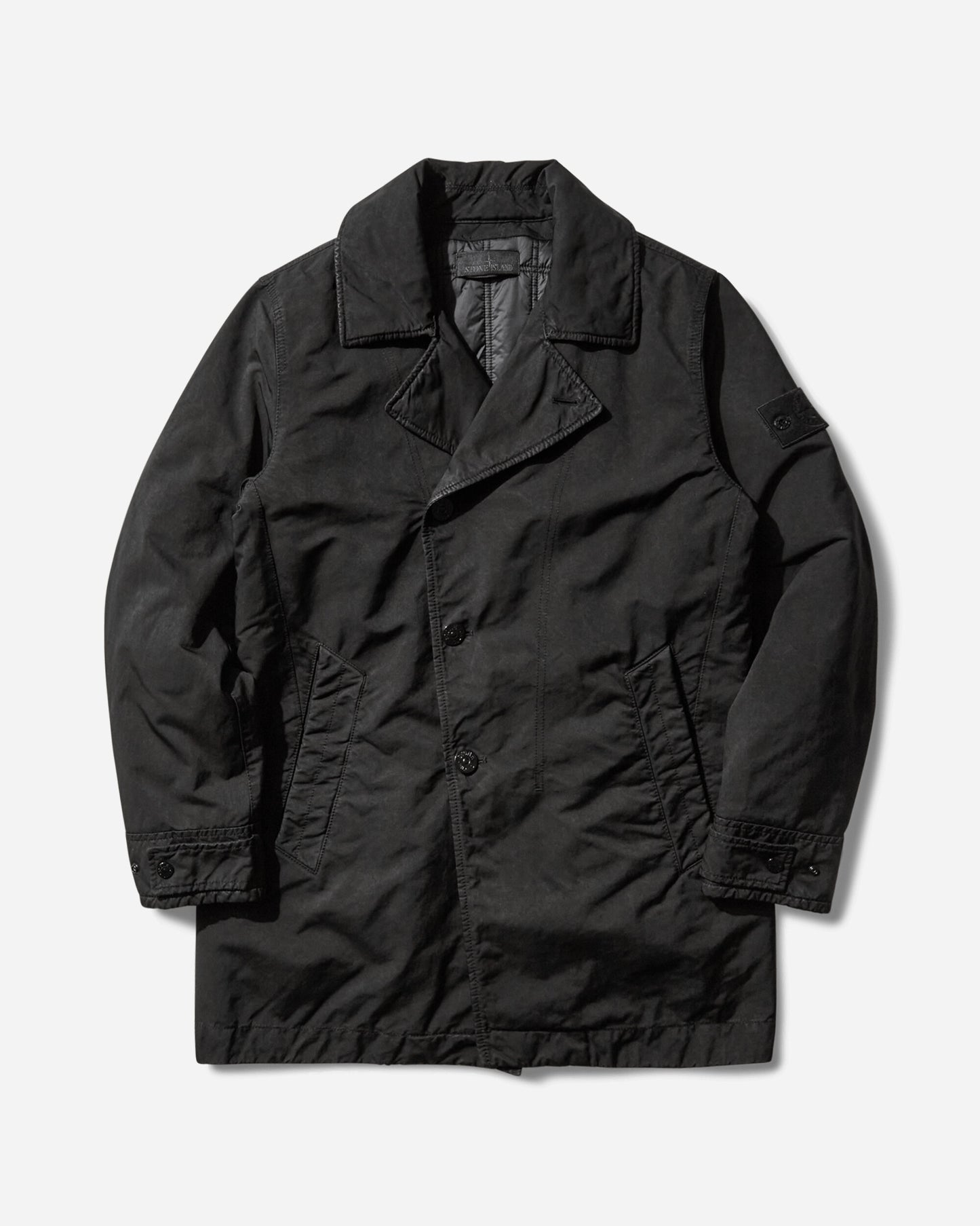 Stone Island David-Tc Coat Ghost Black Coats and Jackets Coats K2S15-4100106-S0F27 V0029