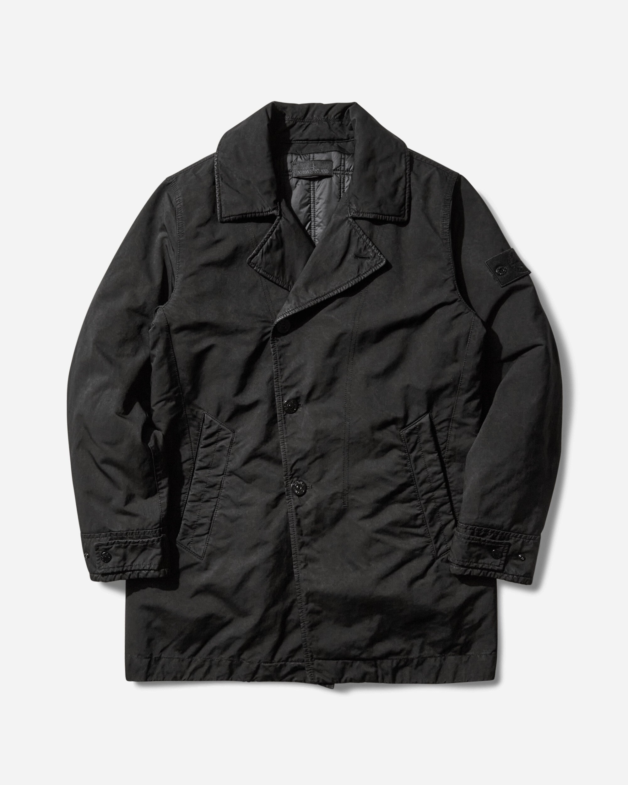 Stone Island David-Tc Coat Ghost Black Coats and Jackets Coats K2S15-4100106-S0F27 V0029