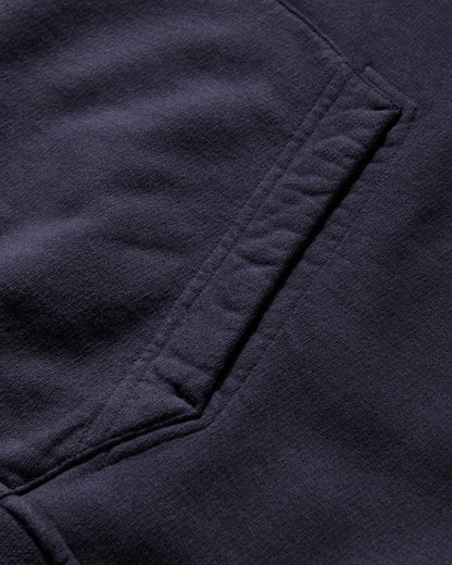 Stone Island Brushed Organic Cotton Hoodie Marina Navy Sweatshirts Crewneck K2S15-6100027-S0X13 V002A