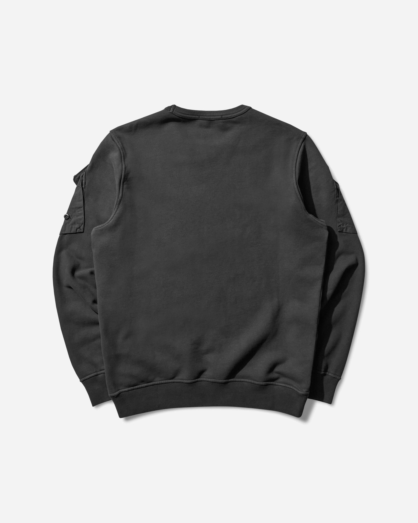 Stone Island Combat Pocket Crewneck Sweatshirt Black Sweatshirts Crewneck K2S15-6100008-S0A20 V0029